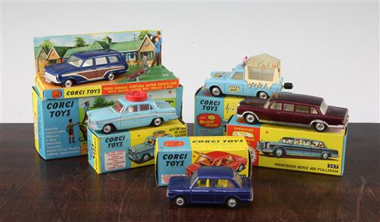 A Corgi 440 Ford Consol Cortina Super estate car,